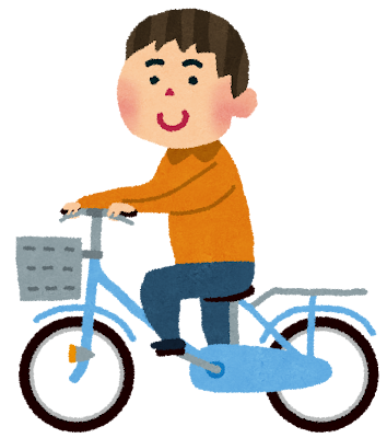 サイクリング男性